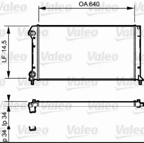 Теплообменник (VALEO: 735171)