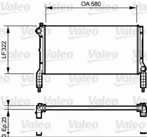 Теплообменник (VALEO: 735172)