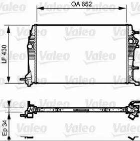 Теплообменник (VALEO: 735181)