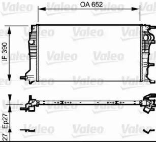 Теплообменник (VALEO: 735182)