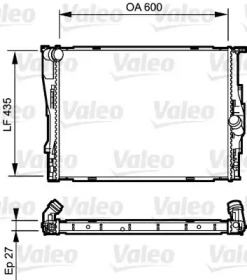 Теплообменник (VALEO: 735194)