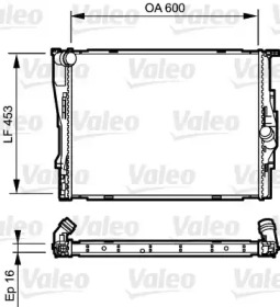 Теплообменник (VALEO: 735195)