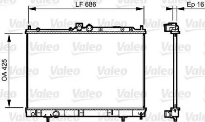 Теплообменник (VALEO: 735201)