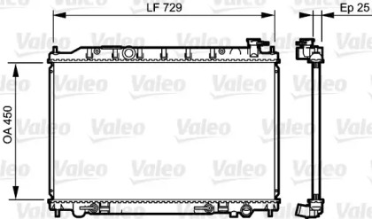 Теплообменник (VALEO: 735204)