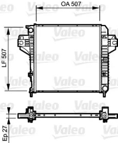 Теплообменник (VALEO: 735221)