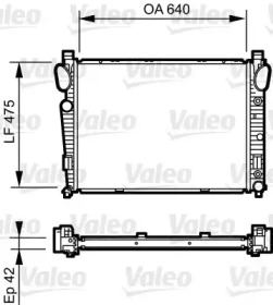 Теплообменник (VALEO: 735230)