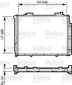 Теплообменник (VALEO: 735231)