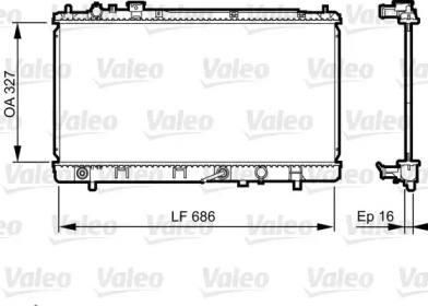 Теплообменник (VALEO: 735240)