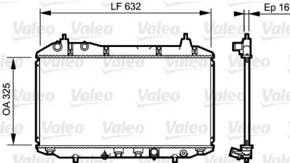 Теплообменник (VALEO: 735241)