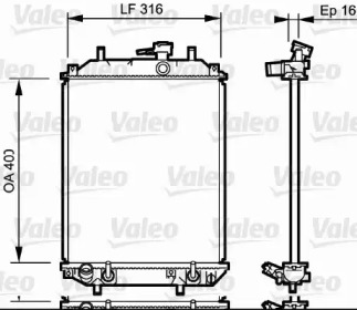 Теплообменник (VALEO: 735257)