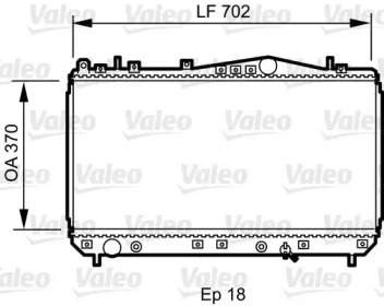 Теплообменник (VALEO: 735266)