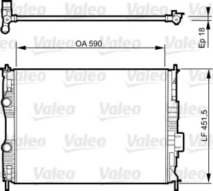 Теплообменник (VALEO: 735281)