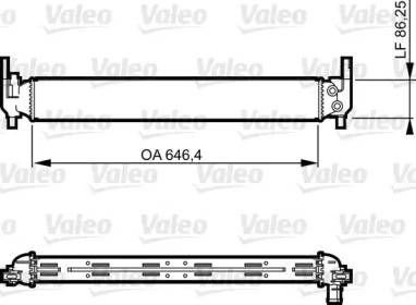 Теплообменник (VALEO: 735310)