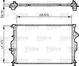 Теплообменник (VALEO: 735373)