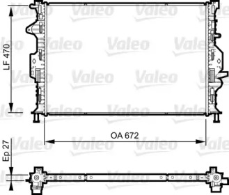 Теплообменник (VALEO: 735374)