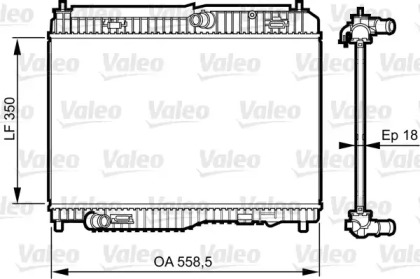 Теплообменник (VALEO: 735378)