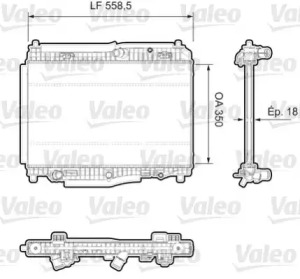 Теплообменник (VALEO: 735379)