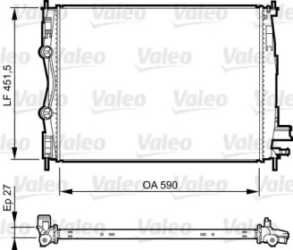 Теплообменник (VALEO: 735381)