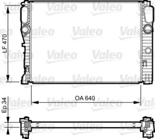 Теплообменник (VALEO: 735382)