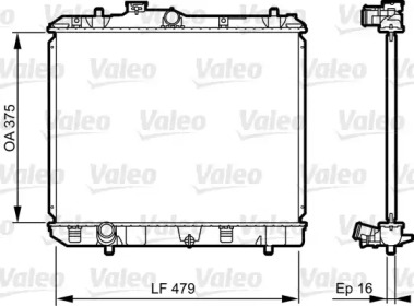 Теплообменник (VALEO: 735383)