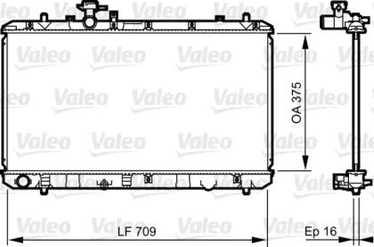 Теплообменник (VALEO: 735407)