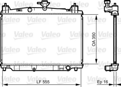 Теплообменник (VALEO: 735416)