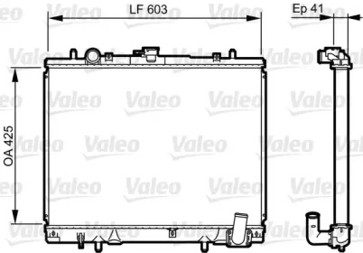 Теплообменник (VALEO: 735428)