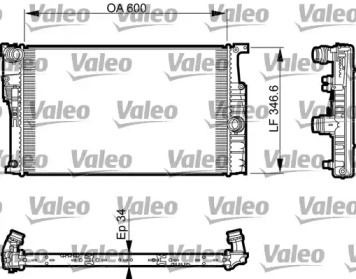 Теплообменник (VALEO: 735456)