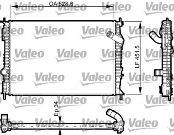 Теплообменник (VALEO: 735461)