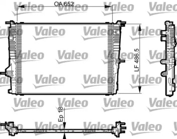 Теплообменник (VALEO: 735463)