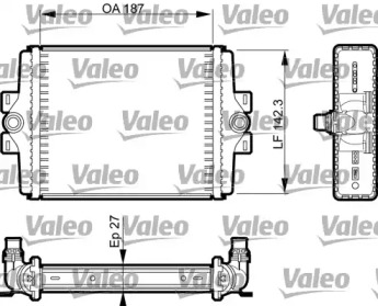 Теплообменник (VALEO: 735467)