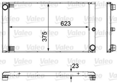 Теплообменник (VALEO: 735475)