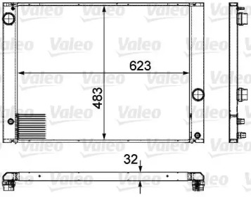 Теплообменник (VALEO: 735476)