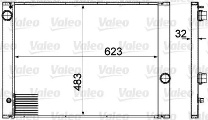 Теплообменник (VALEO: 735477)