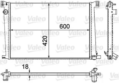 Теплообменник (VALEO: 735480)