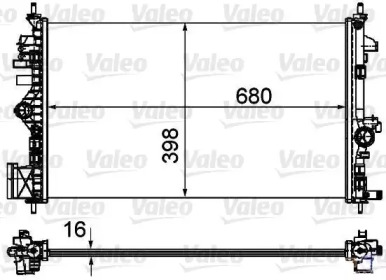 Теплообменник (VALEO: 735485)