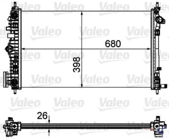 Теплообменник (VALEO: 735487)