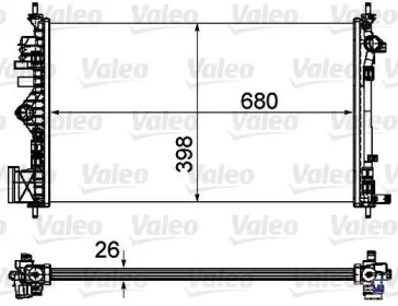 Теплообменник (VALEO: 735488)