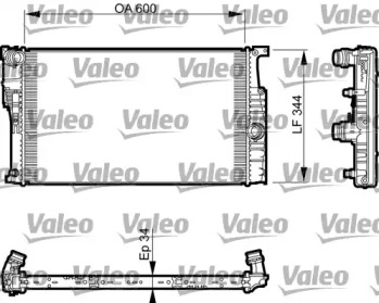 Теплообменник (VALEO: 735493)