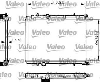 Теплообменник (VALEO: 735496)