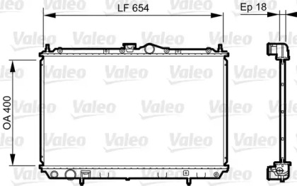 Теплообменник (VALEO: 735497)