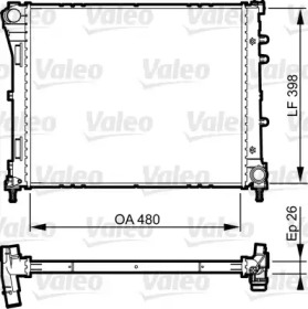 Теплообменник (VALEO: 735498)