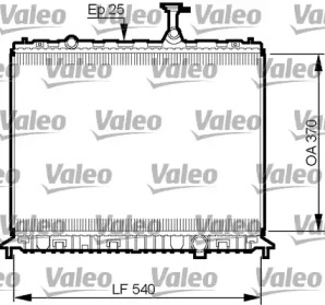 Теплообменник (VALEO: 735508)