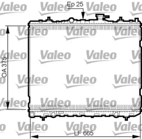 Теплообменник (VALEO: 735509)