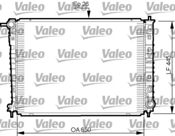 Теплообменник (VALEO: 735512)