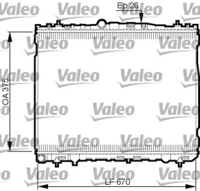 Теплообменник (VALEO: 735514)