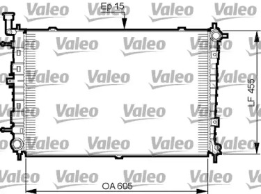 Теплообменник (VALEO: 735516)