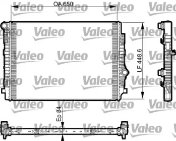 Теплообменник (VALEO: 735549)