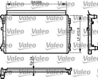 Теплообменник (VALEO: 735558)