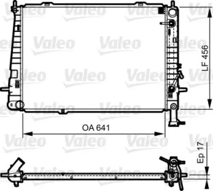 Теплообменник (VALEO: 735563)